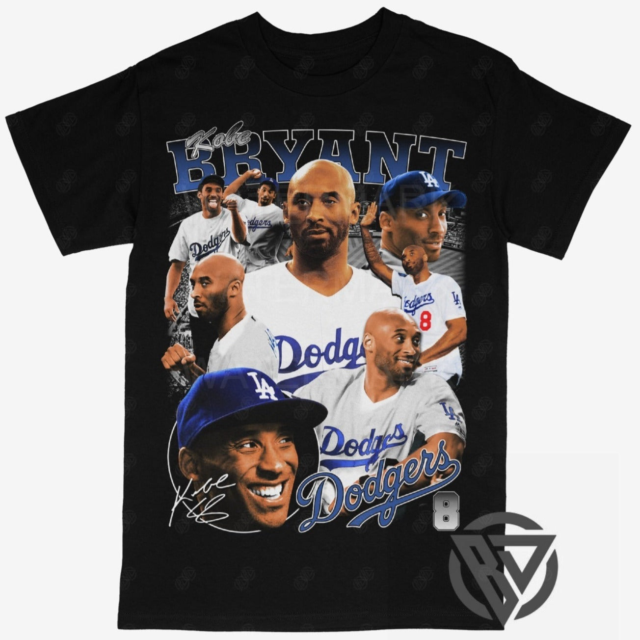 Kobe Dodgers Tee Shirt Lakers Basketball Baseball Merch Graphic