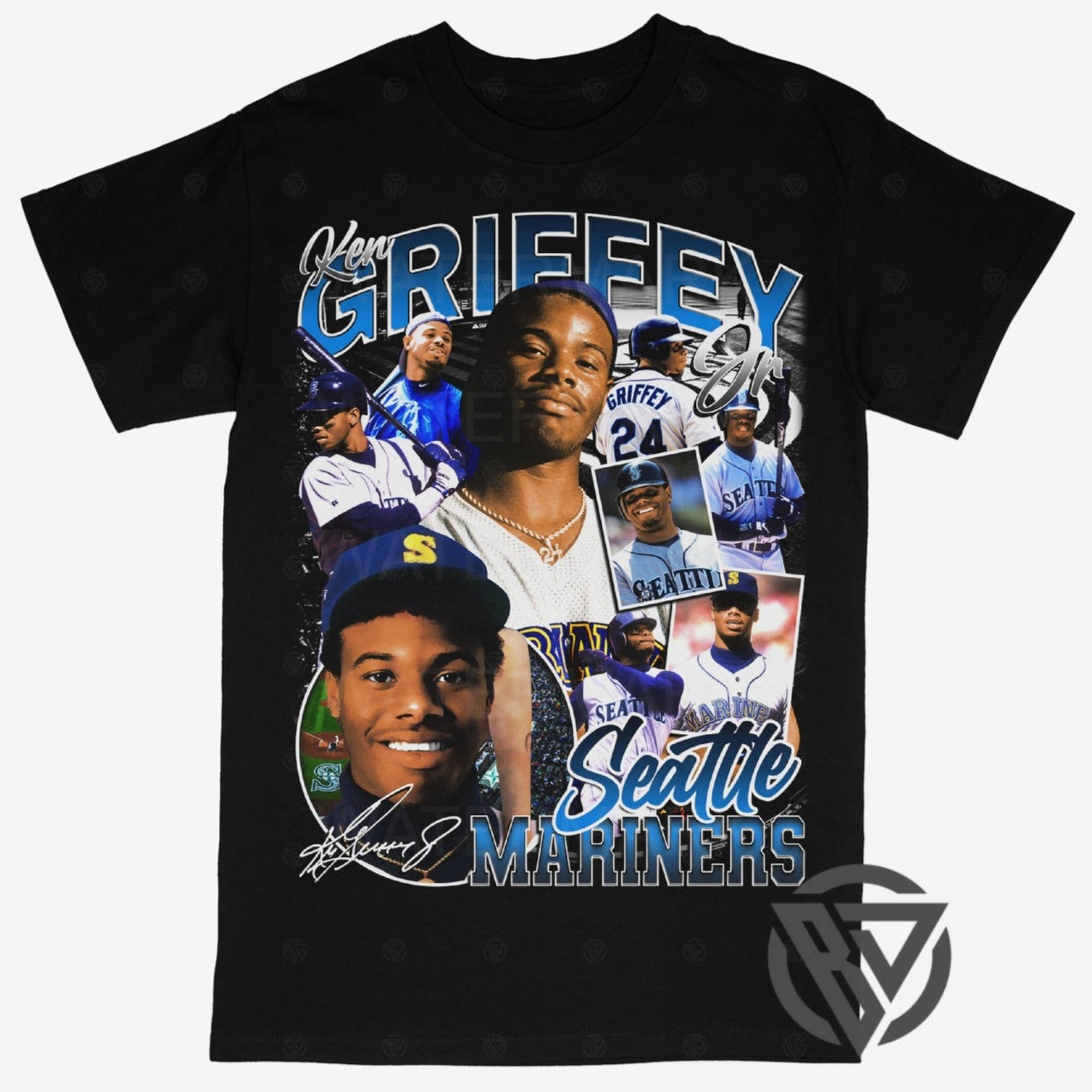 Ken Griffey Jr Tee Shirt Seattle Mariners MLB Baseball (V2)