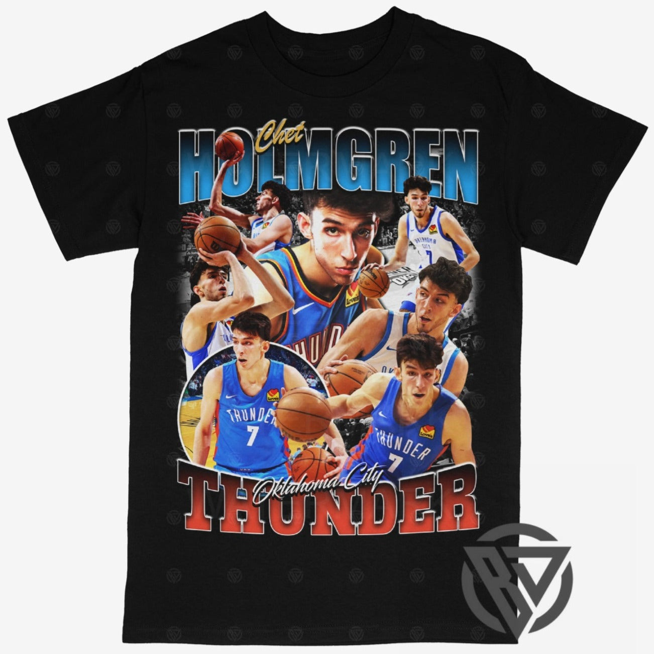 Chet Holmgren Tee Shirt Oklahoma City Thunder Basketball