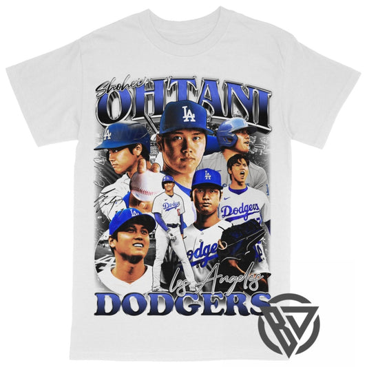 Shohei Ohtani Los Angeles Dodgers Baseball Graphic Rap Stye Tee