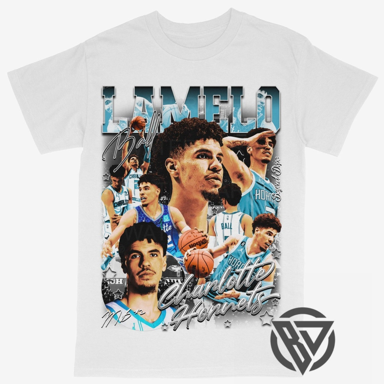 Lamelo Ball Tee Shirt Charlotte Hornets NBA Basketball (V3)