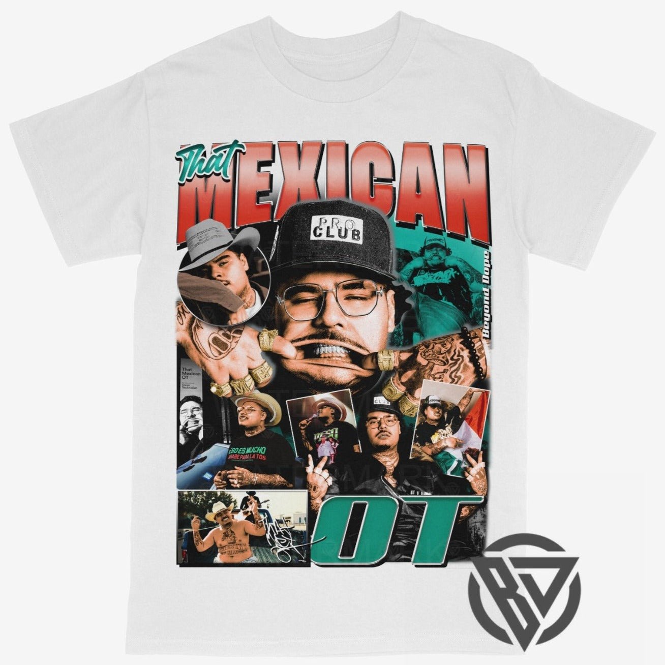 That Mexican OT graphic tee on white heavyweight shirt