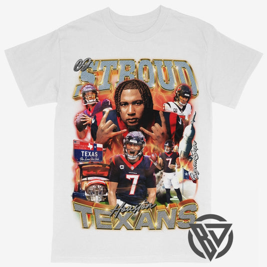 CJ Stroud Tee Shirt Texas Texans NFL Football (V2)