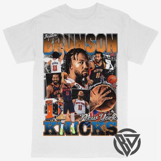 Jalen Brunson Tee Shirt New York Knicks NBA Basketball Graphic Shirt