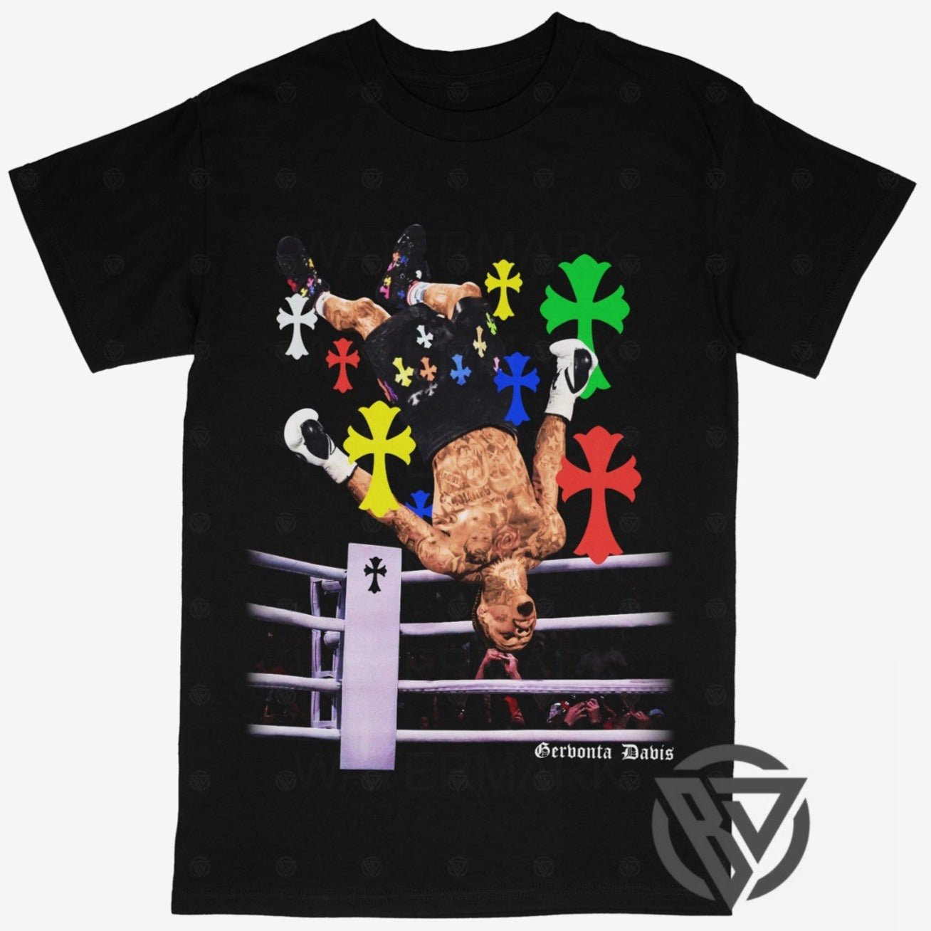 Gervonta Davis Tee Shirt Chrome Hearts Boxing Boxer Fighter Fighting Graphic Rap Style Sport