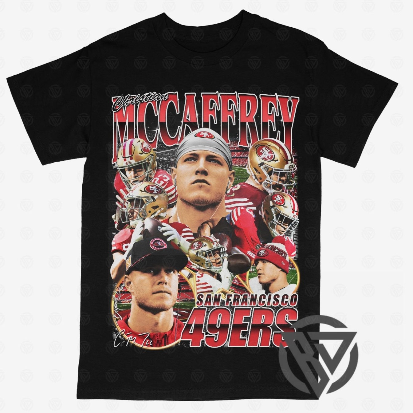 Christian McCaffrey Tee Shirt San Francisco 49ers Niners Football CMC Fan Merch