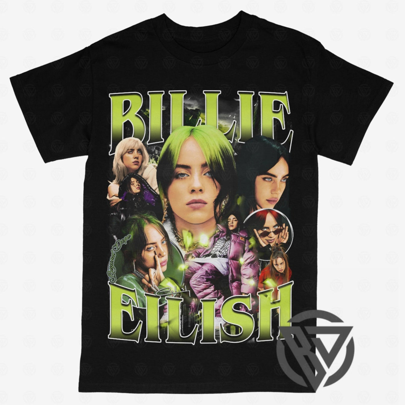 Billie Eilish Tee Shirt Concert Tour Music Artist Graphic Merch
