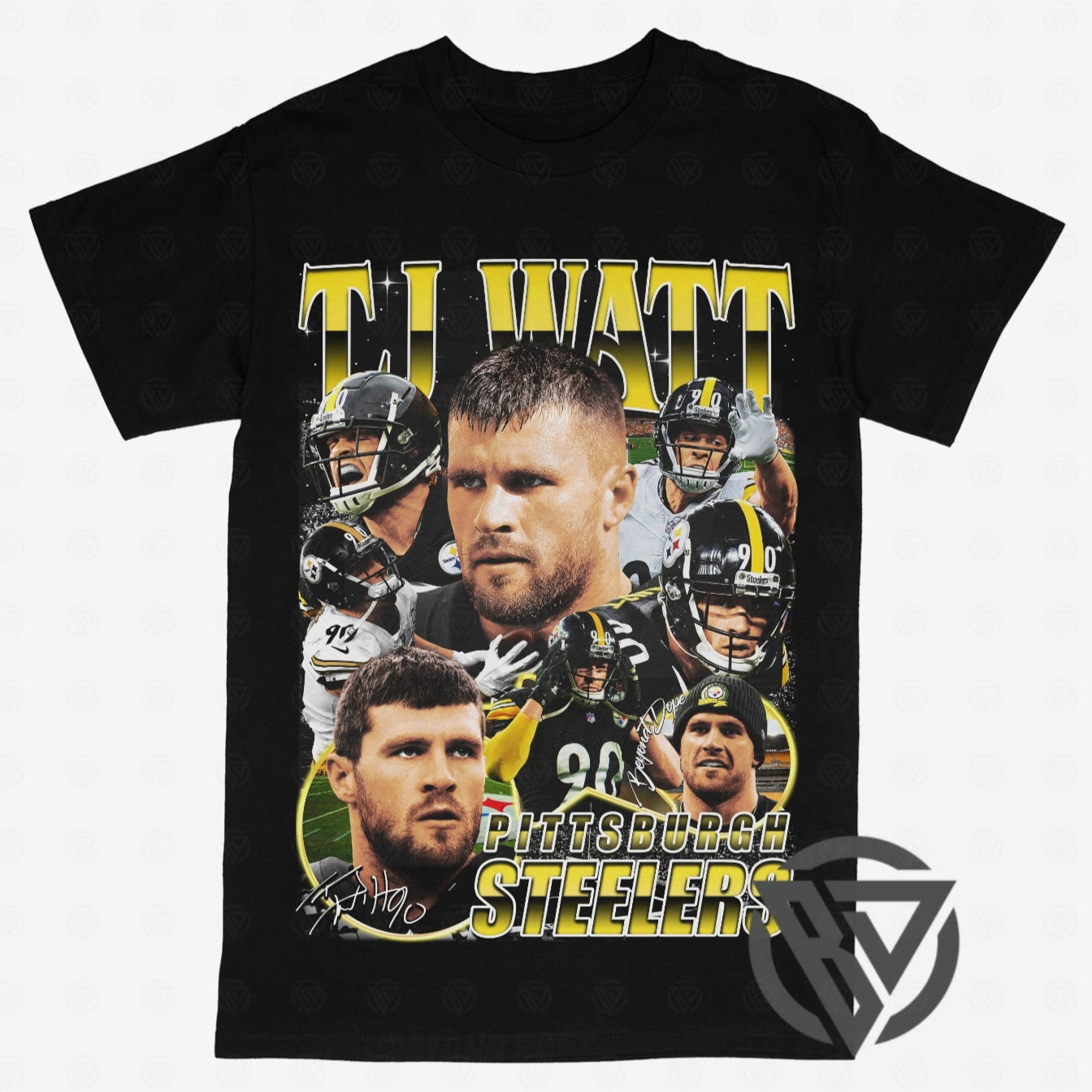 TJ Watt Tee Shirt Pittsburgh Steelers NFL Football Graphic