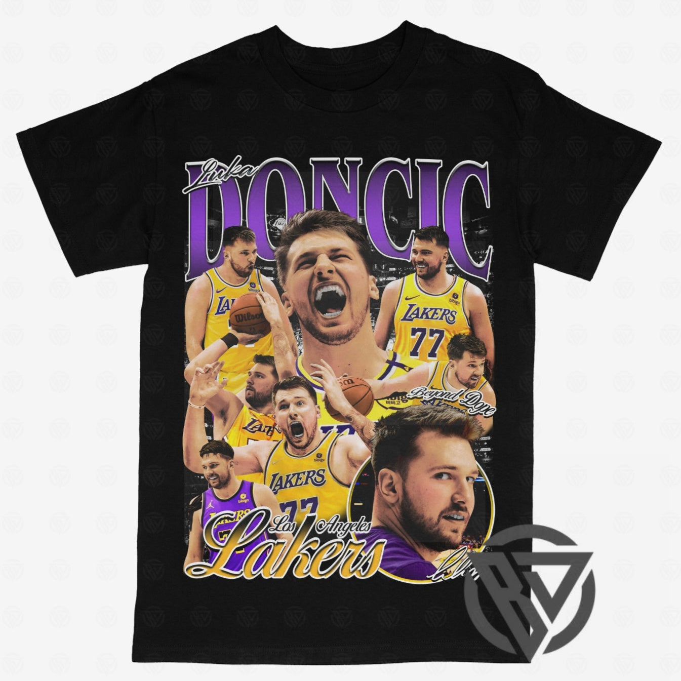 Luka Doncic Tee Shirt Los Angeles Lakers Basketball Trade Graphic Apparel Sports Gear