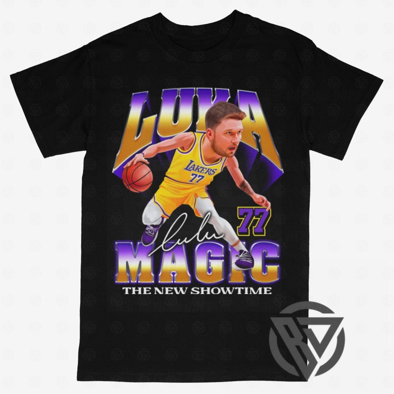 Luka Doncic Tee Shirt Los Angeles Lakers "Luka Magic" NBA Graphic Merch Gear Shirt