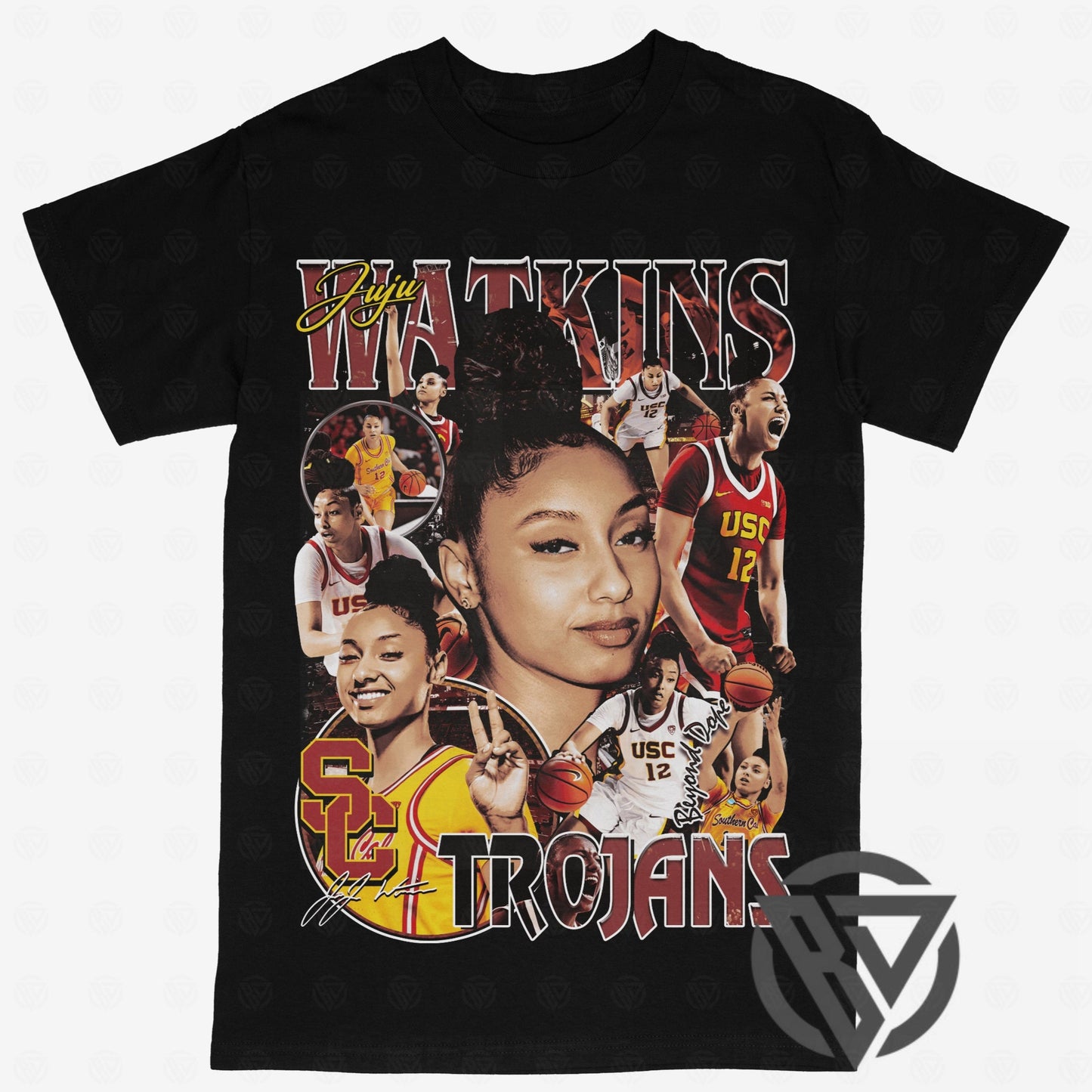 JuJu Watkins Tee Shirt Womens College Basketball NCAA USC Grapic Tee Merch