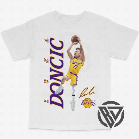 Luka Doncic Tee Shirt Los Angeles Lakers Trade NBA Basketball Fan Gear Apparel Merch