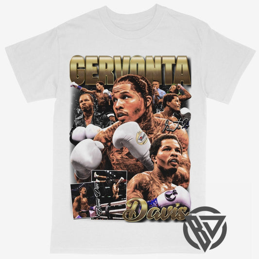 Gervonta Davis Tee Shirt Boxing Boxer Fighter Fighting Graphic Rap Style Sport