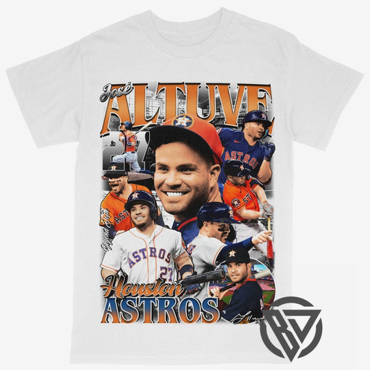 Jose Altuve Tee Shirt Houston Astros MLB Baseball