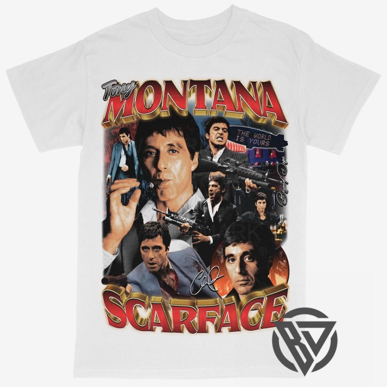 Tony Montana Scarface streetwear tee premium cotton