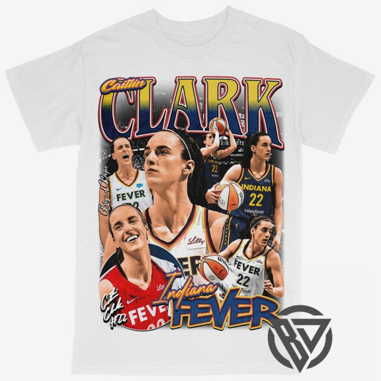 Caitlin Clark Indiana Fever Graphic T-Shirt WNBA Basketball Tee