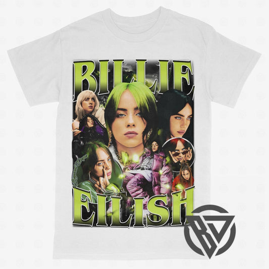 Billie Eilish Tee Shirt Concert Tour Music Artist Graphic Merch