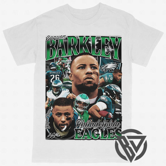 Saquon Barkley Tee Shirt Philadelphia Eagles Merch Super Bowl Football