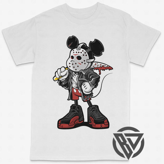 Mickey Mouse Jordan Flu Game 12 Tee, Bobby Fresh Mickey Tee, Jordan Flu Game 12 shirt, Sneakerhead Mickey Mouse T-shirt, Jordan 12 matching tee, Flu Game 12 sneaker shirt, Mickey Mouse streetwear, Bobby Fresh T-shirt, Jordan 12shirt for sneakers, limited editionyy Jordan graphic tee.