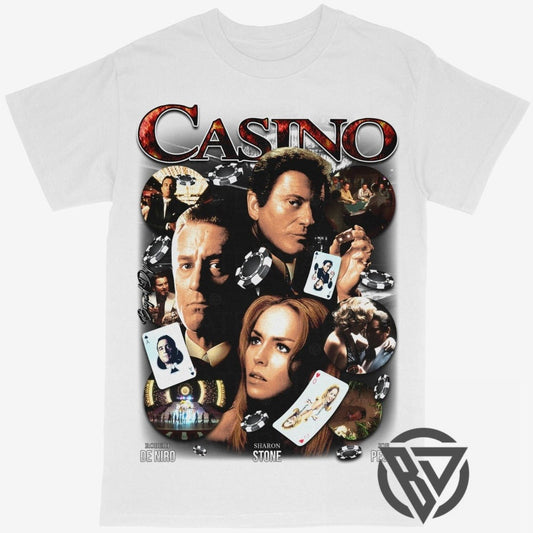 Casino movie graphic t-shirt vintage film design film gangster mobster vegas tee