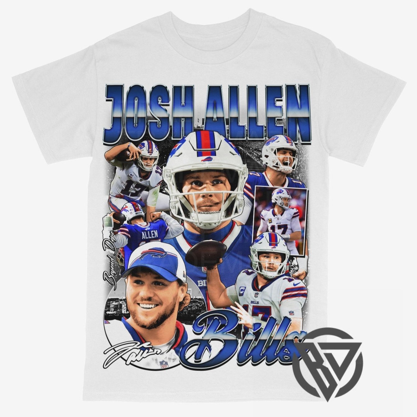 Josh Allen graphic t-shirt football design Buffalo Bills Graphic Tee NFL