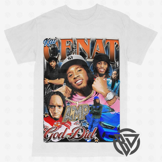 Kai Cenat Tee Shirt YouTube TikTok Twitch Streamer Merch Graphic Rap