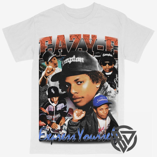 Eazy-E Graphic T-Shirt West Coast Hip-Hop Legend Streetwear nwa Tee