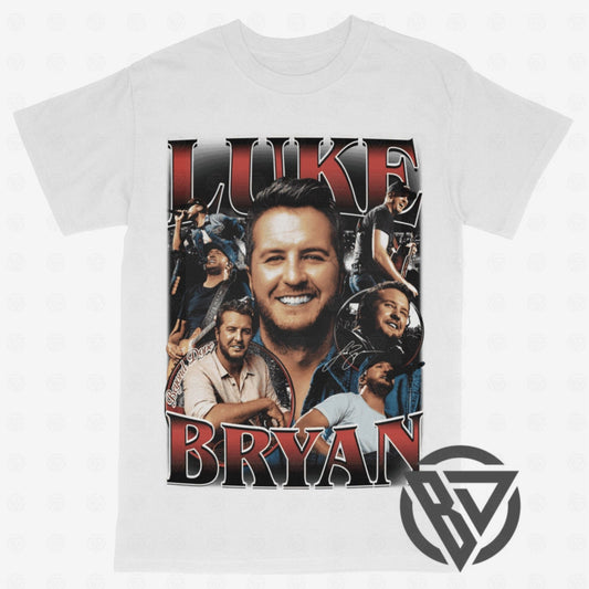 Luke Bryan Country Music Singer Tour Concert T-Shirt Bootleg Tee