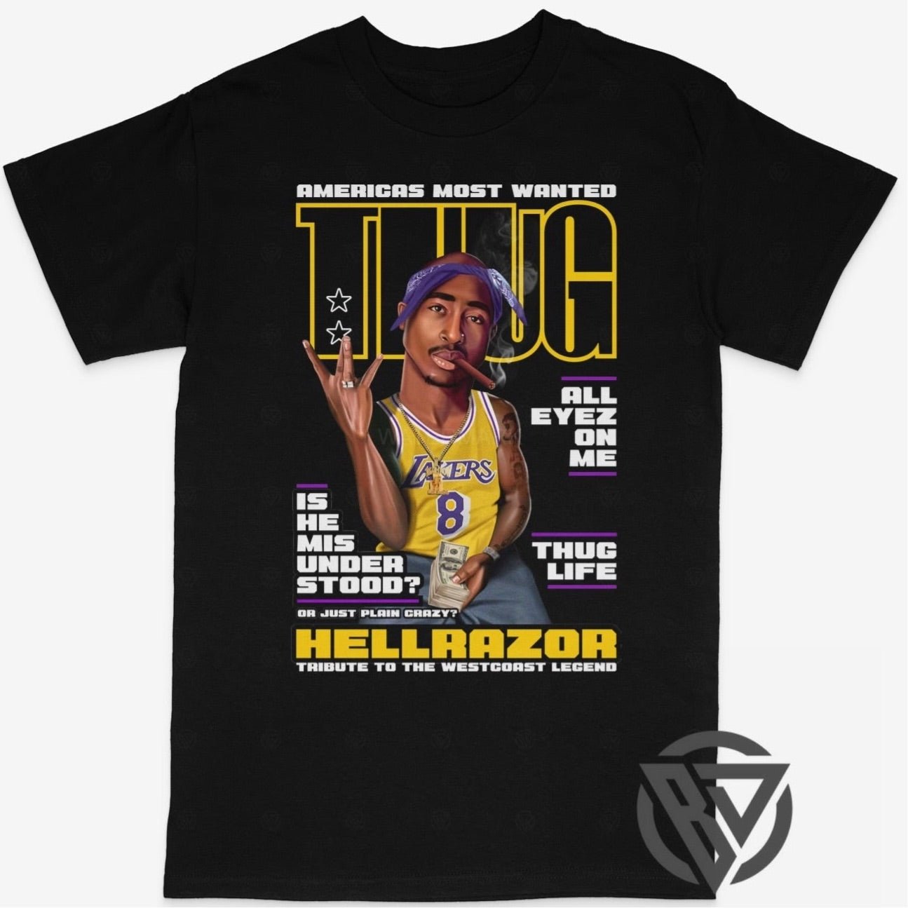 Tupac 2pac Rap Tee Bootleg graphic t-shirt hip hop design