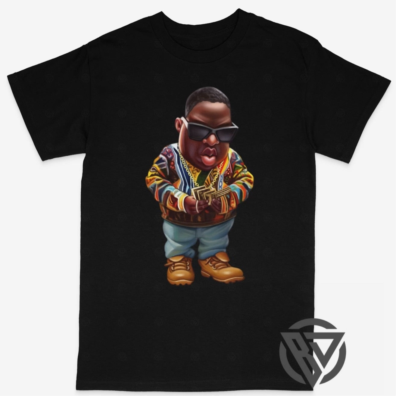 Biggie The Notorious BIG Tee Shirt East Coast Hip Hop Rap Style Biggie Music Artist RIP Cartoon Money