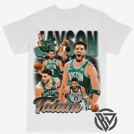 Jayson Tatum Tee Shirt Boston Celtics NBA Basketball (V2)