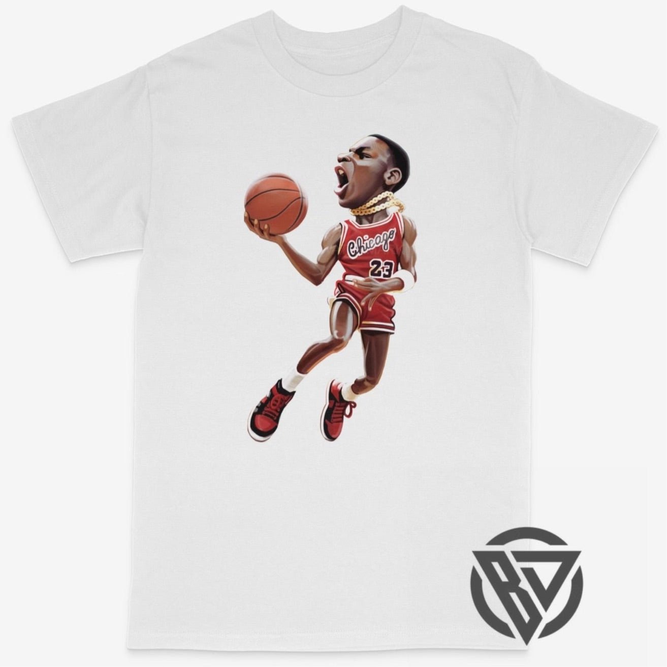 Michael Jordan Tee Shirt Chicago Bulls NBA Basketball Mike Michael MJ 85 1 Bred Bobby Fresh