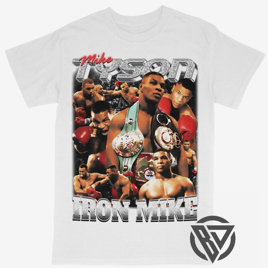 Mike Tyson Tee Shirt Boxing Fighter (Iron Mike)