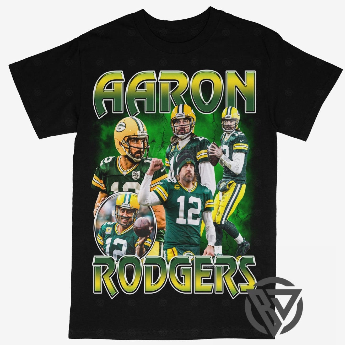 Aaron Rodgers Tee Shirt Green Bay Packers Football – Beyond Dope