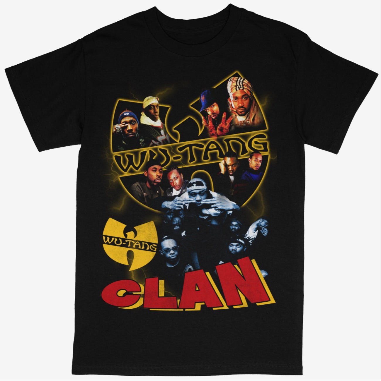 Wu-Tang Clan graphic t-shirt hip hop design Rap tee