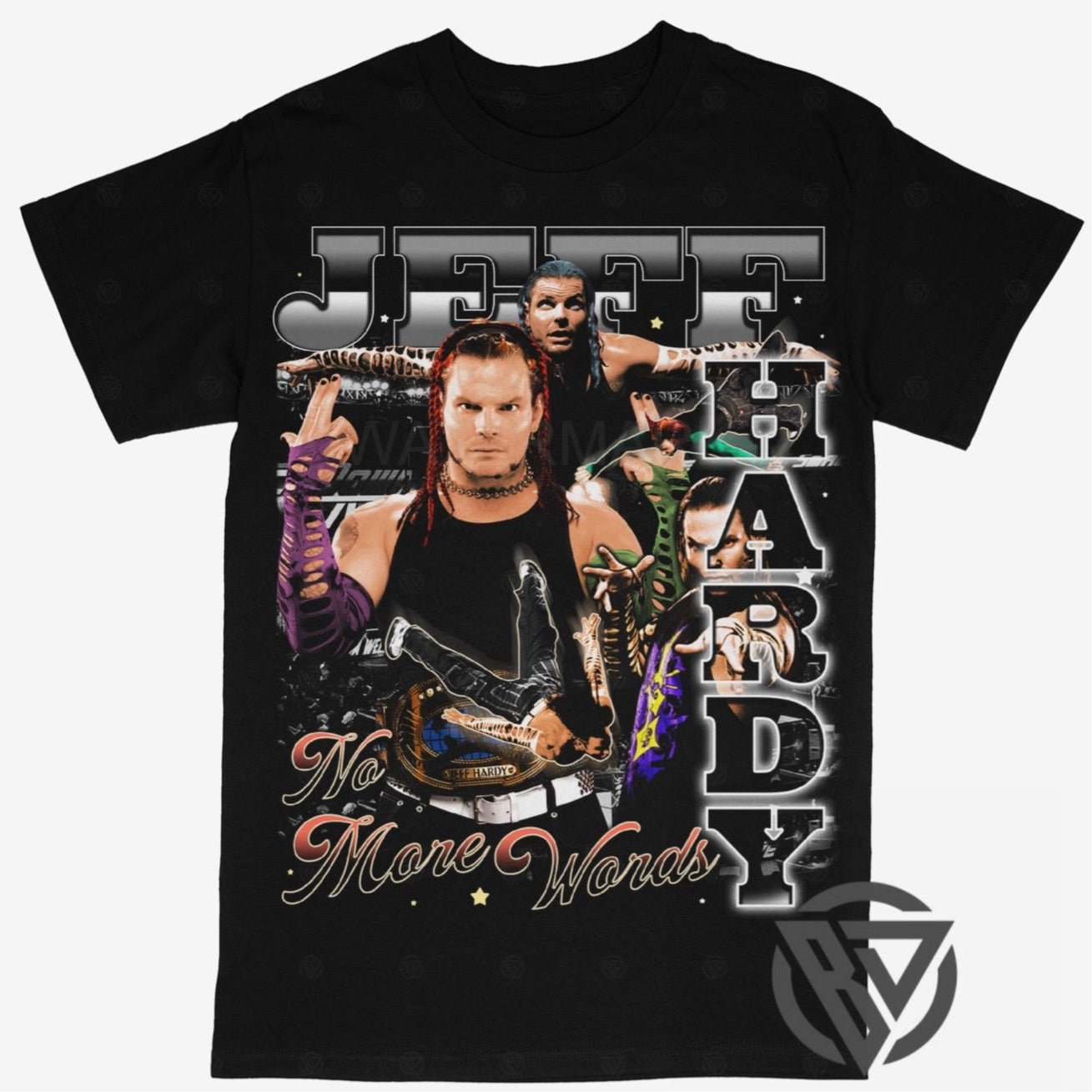 Jeff Hardy Tee Shirt AEW ECW WCW WWF WRESTLING Merch Graphic