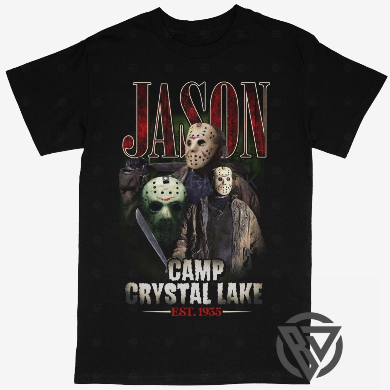 Jason Voorhees Friday The 13th Scary Movie Halloween Tee Graphic T-shirt