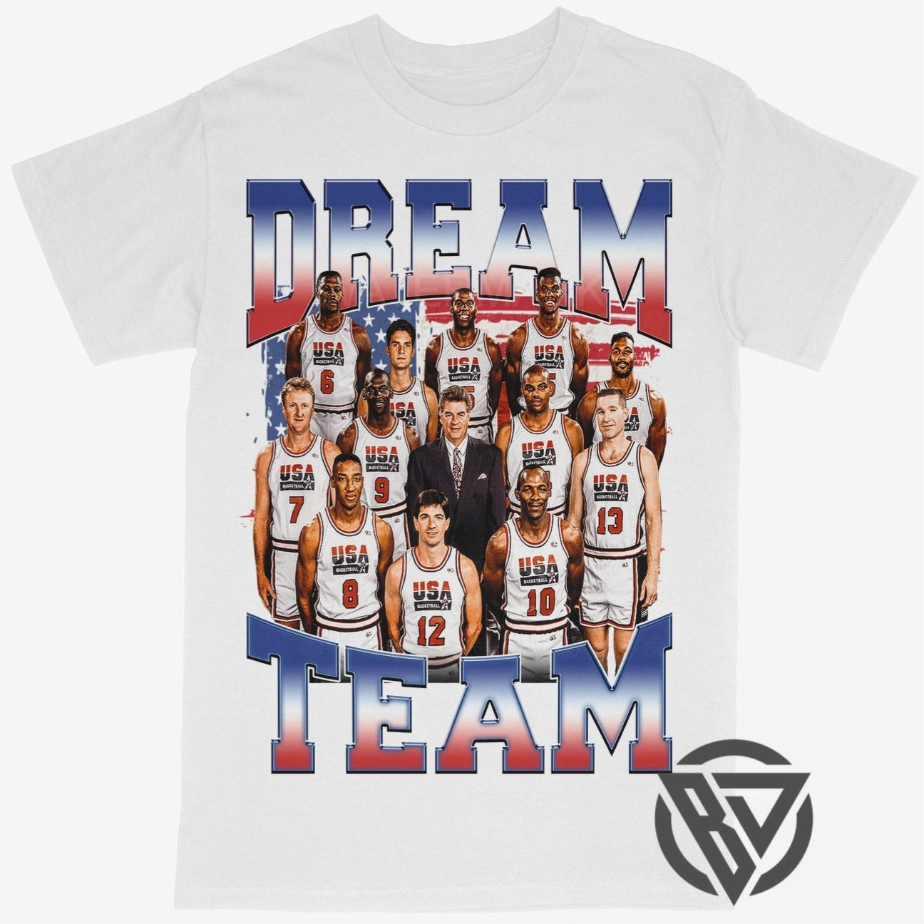 Dream Team Tee Shirt USA Jordan NBA Mens Basketball