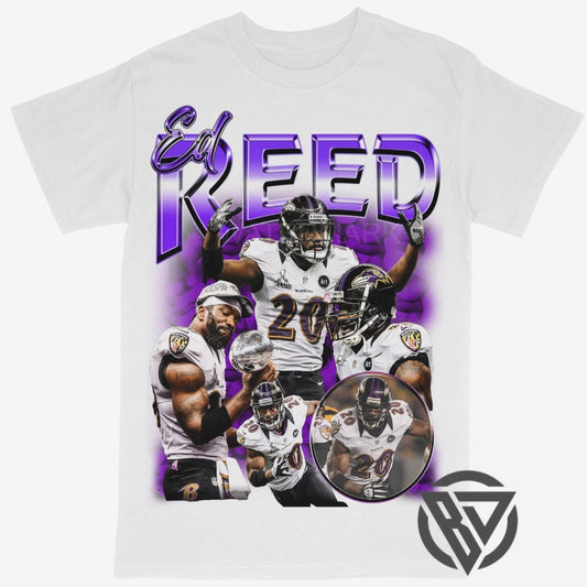 Ed Reed Tee Shirt Baltimore Ravens Football