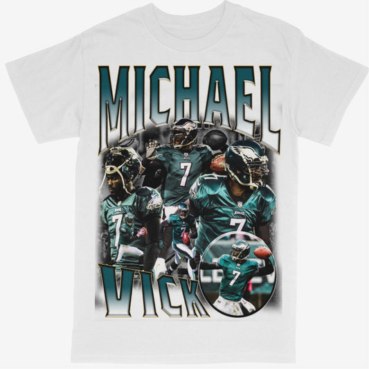 Michael Vick Tee Shirt Philadelphia Eagles NFL Football