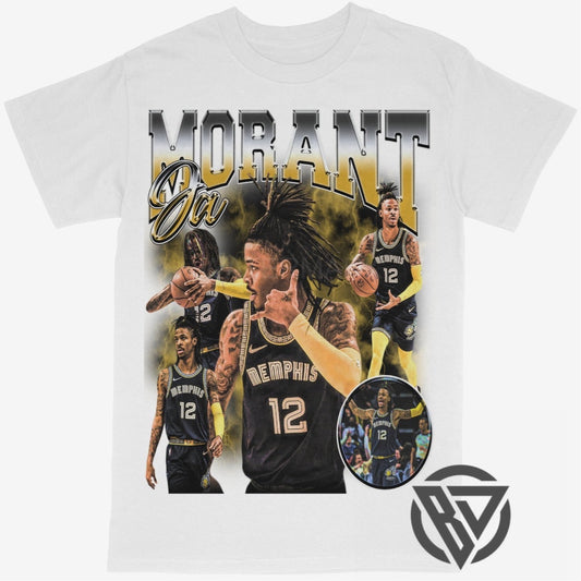 Ja Morant Tee Shirt Memphis Grizzlies NBA Basketball (OG)