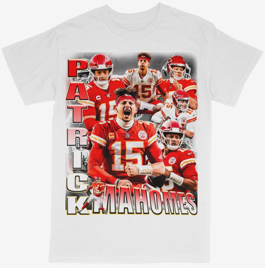 Patrick Mahomes Tee Shirt Kansas City Chiefs NFL Football bootleg