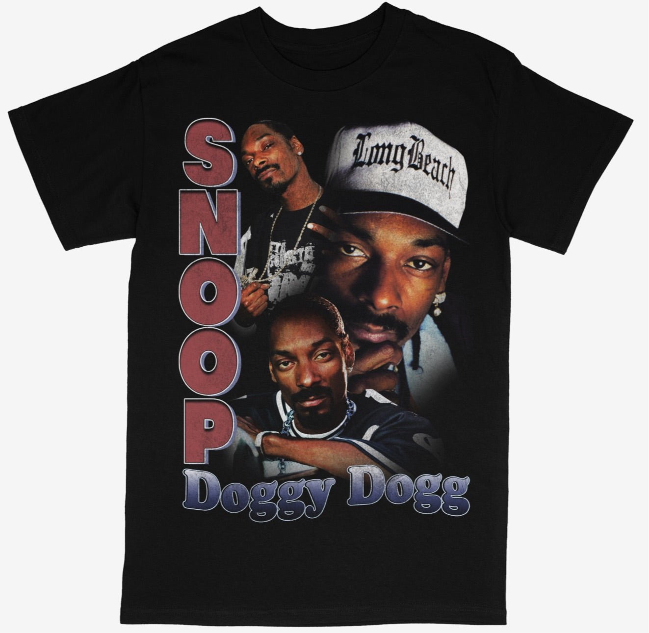 Snoop Dogg graphic t-shirt hip hop design Rap Tee