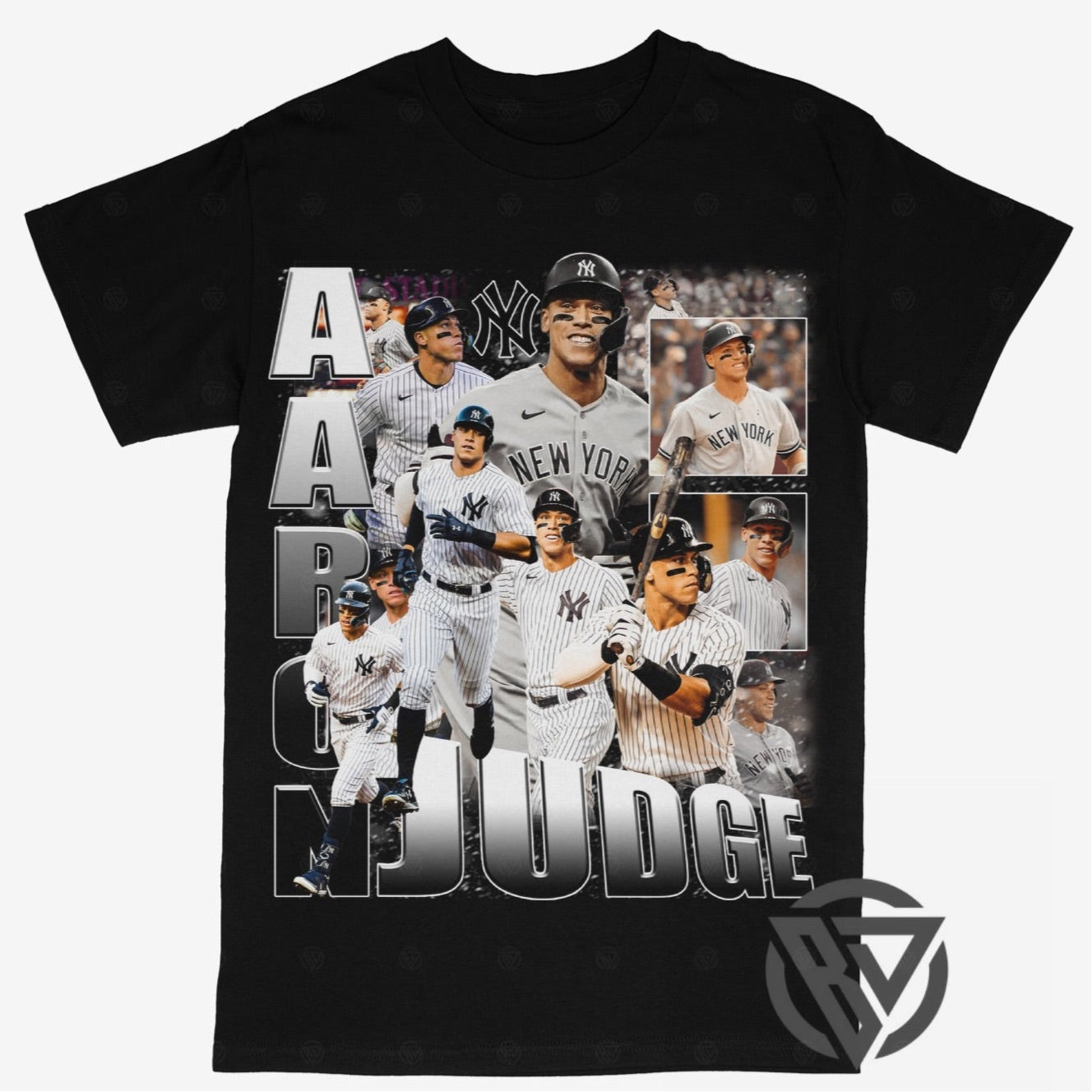  Aaron Judge Number Portrait Baj New York MLBPA T-Shirt