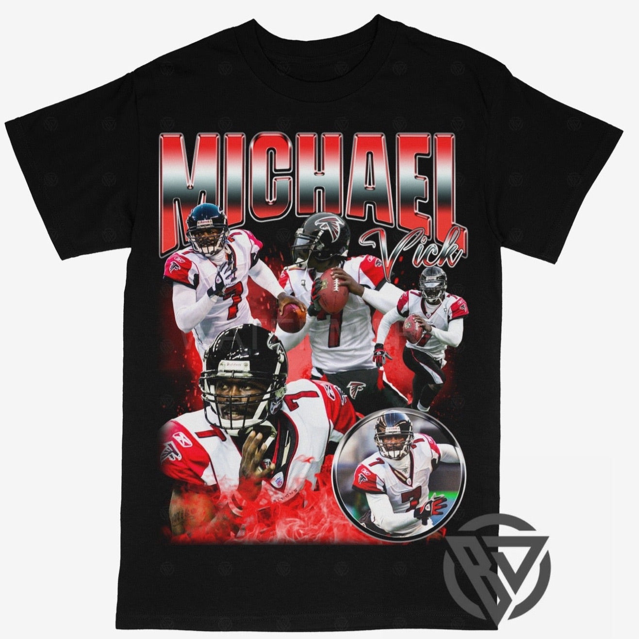 Michael Vick Tee Atlanta Falcons NFL Football