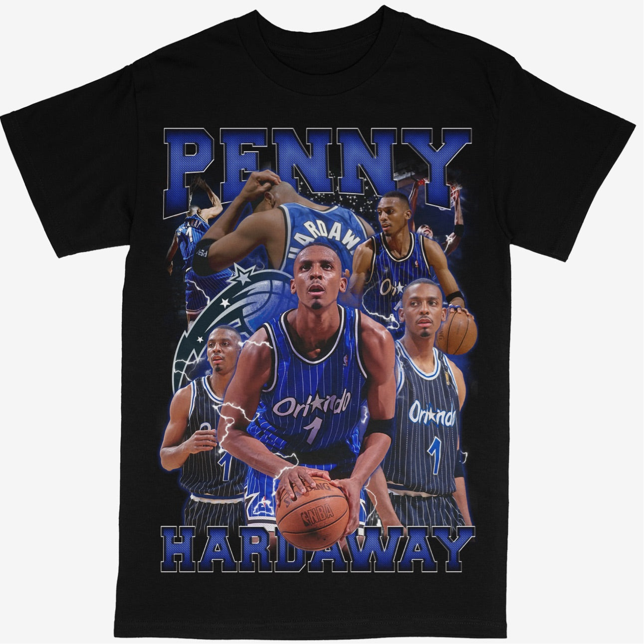 Penny Hardaway Tee Shirt Orlando Magic NBA Basketball (OG)