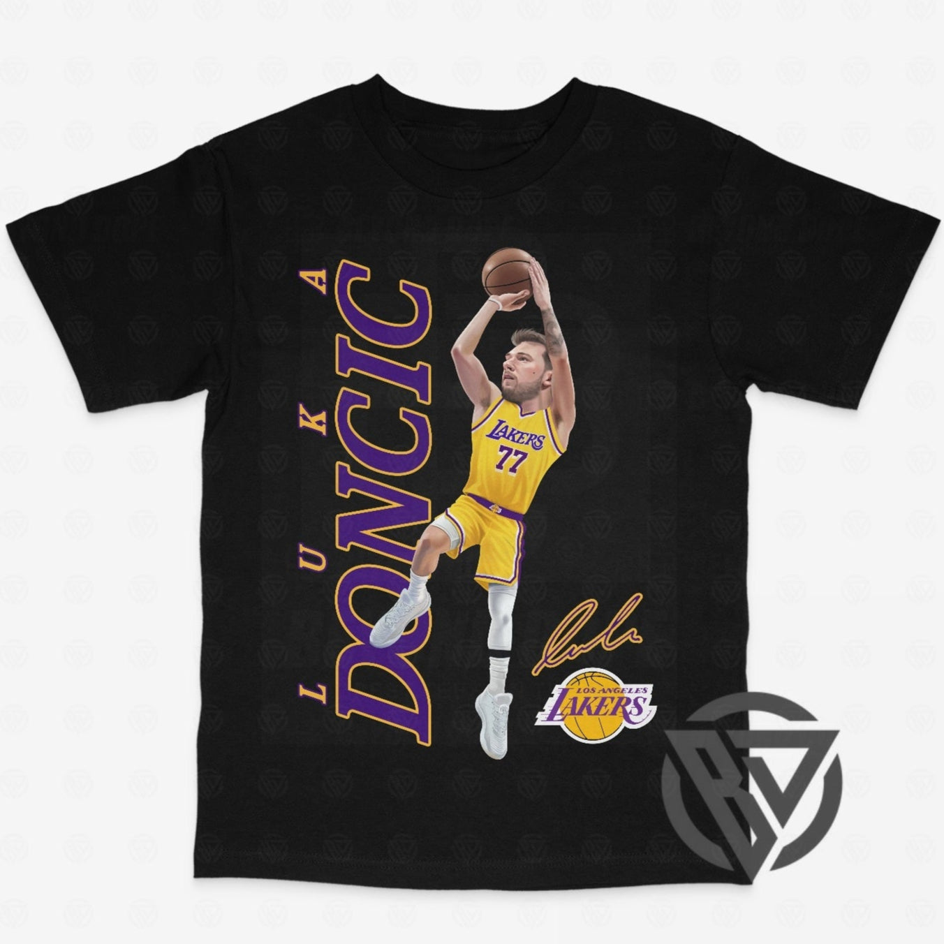 Luka Doncic Tee Shirt Los Angeles Lakers Trade NBA Basketball Fan Gear Apparel Merch