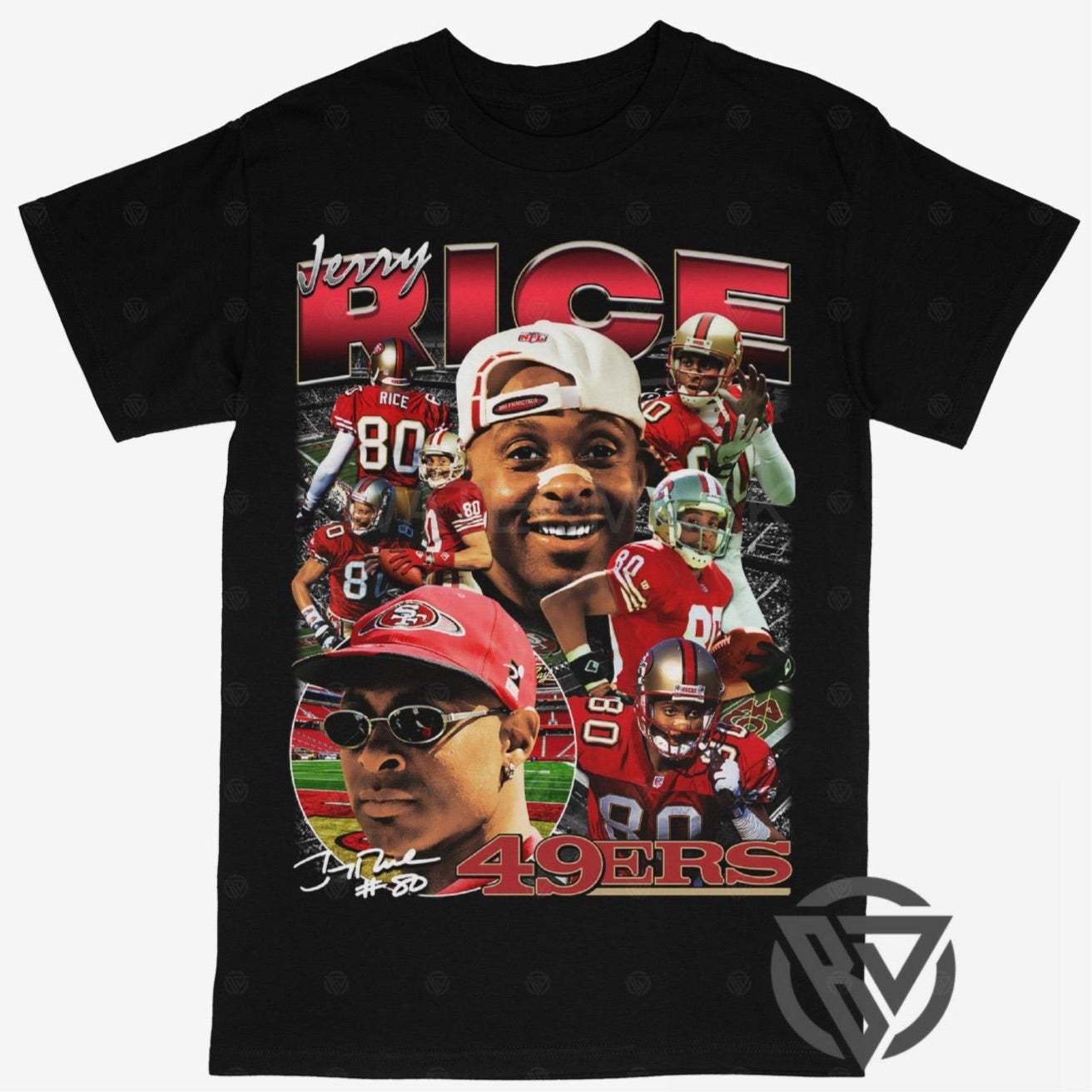 Jerry Rice Tee Shirt San Francisco 49ers NFL Football