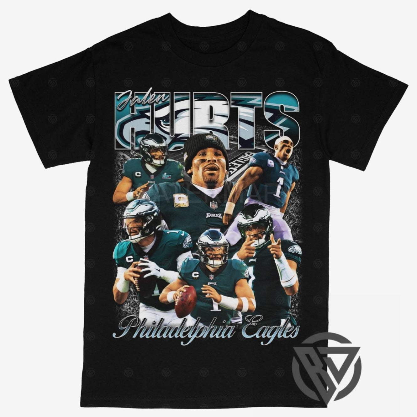 Jalen Hurts Tee Shirt Philadelphia Eagles NFL Football (V2)