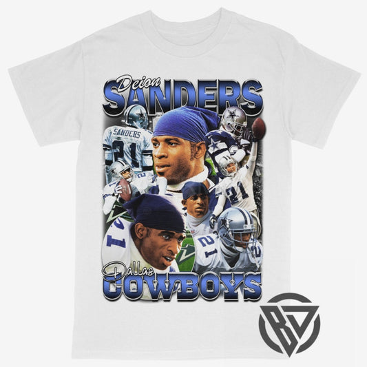 Deion Sanders Tee Shirt Dallas Cowboys Football (V2)